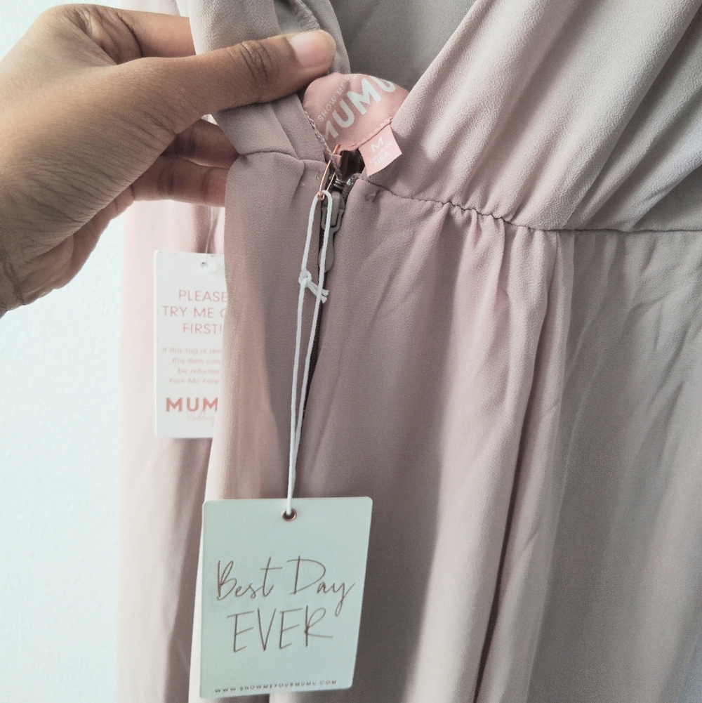 Show Me Your MuMu Blush Pink Maxi Dress - Picture 6 of 7